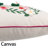 Embroidered Canvas Pillow Cover