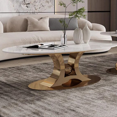 Table basse en acier fritté