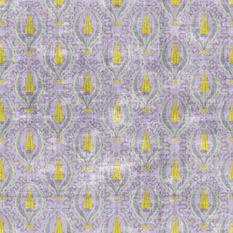 Tissu byzantin repose-pieds, Lilas