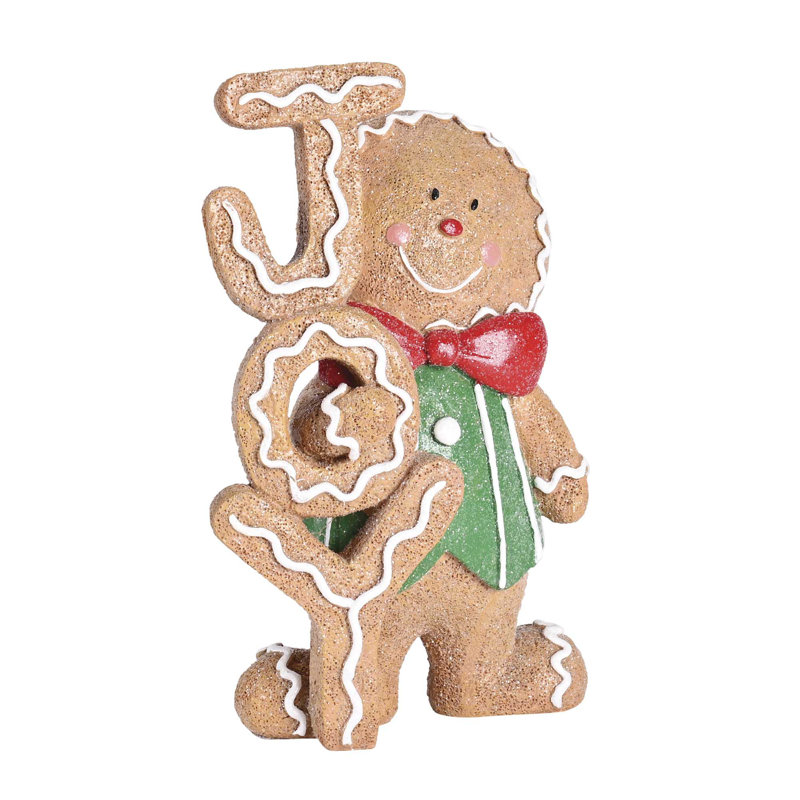Figurine de Noël en pain d'épice «Joy»