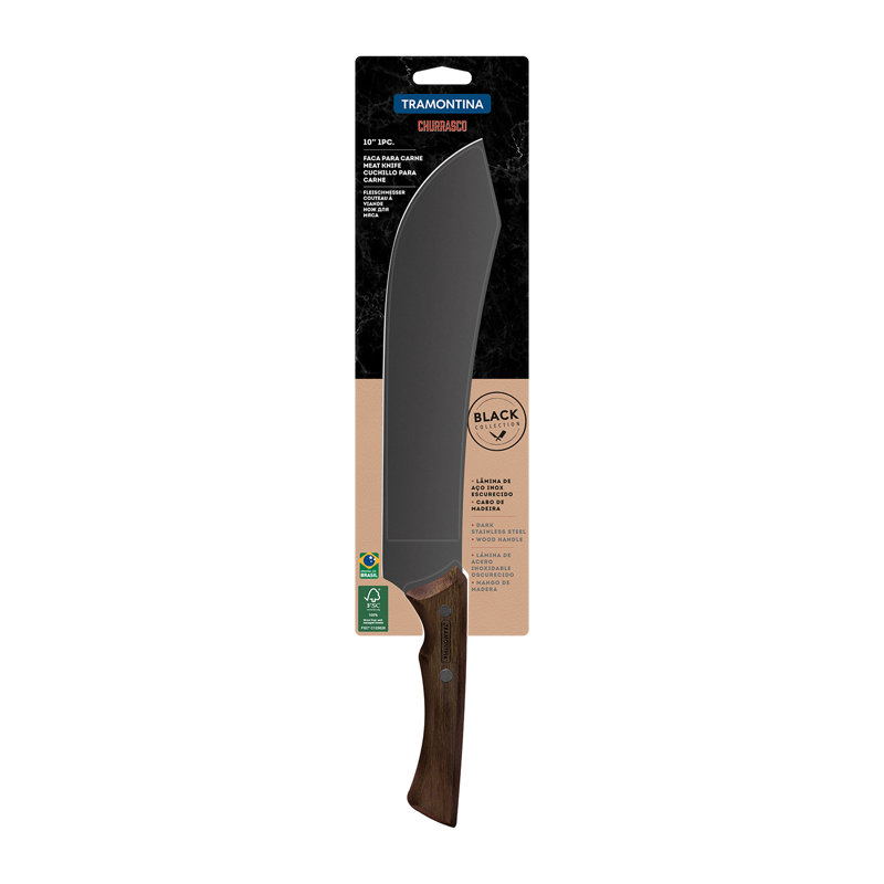 Tramontina BBQ Black 24.1cm Carving Knife