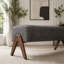 Banc Modern Modern Chenille, crème-299587817