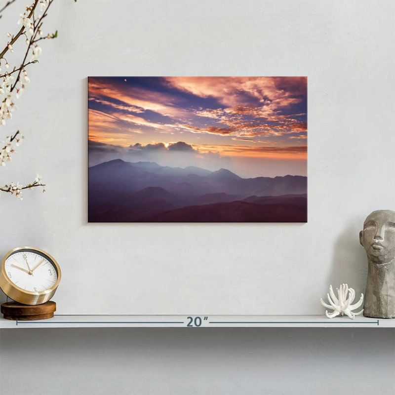 Alvord Haleakala Misty Sunrise, H 8 po x l 12 po