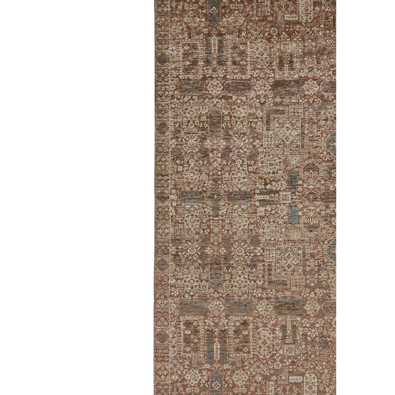 Southwestern Area Rug in Rust/Beige