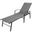 Ensemble de 2 pièces pour patio, piscine, salon, couleur grise avec coussin-1141655345