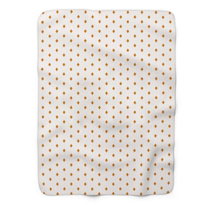 Gold Spotty - couverture Sherpa de qualité supérieure 1 pièce