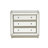 Fonzo Wood 3-Drawer Mirrored Accent Chest