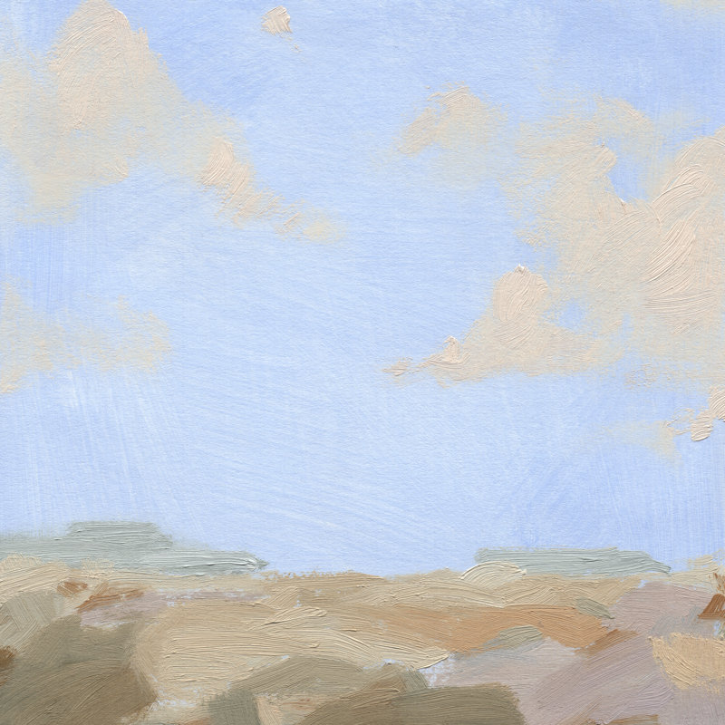 Sandy Overlook II by Jacob Green - Wrapped Canvas Painting, 76cm H x 76cm W