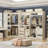 72"-108"Closet System With Drawers And Rods-1181747979