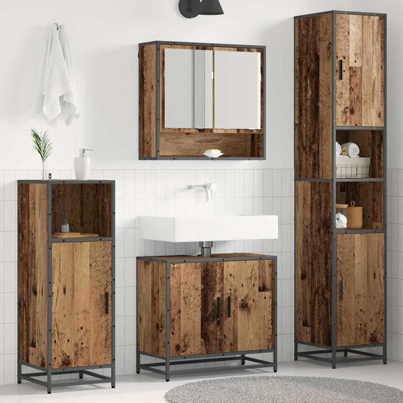 Vanity & Mirror Set