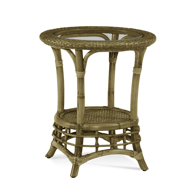 Bridgehampton End Table, Brass