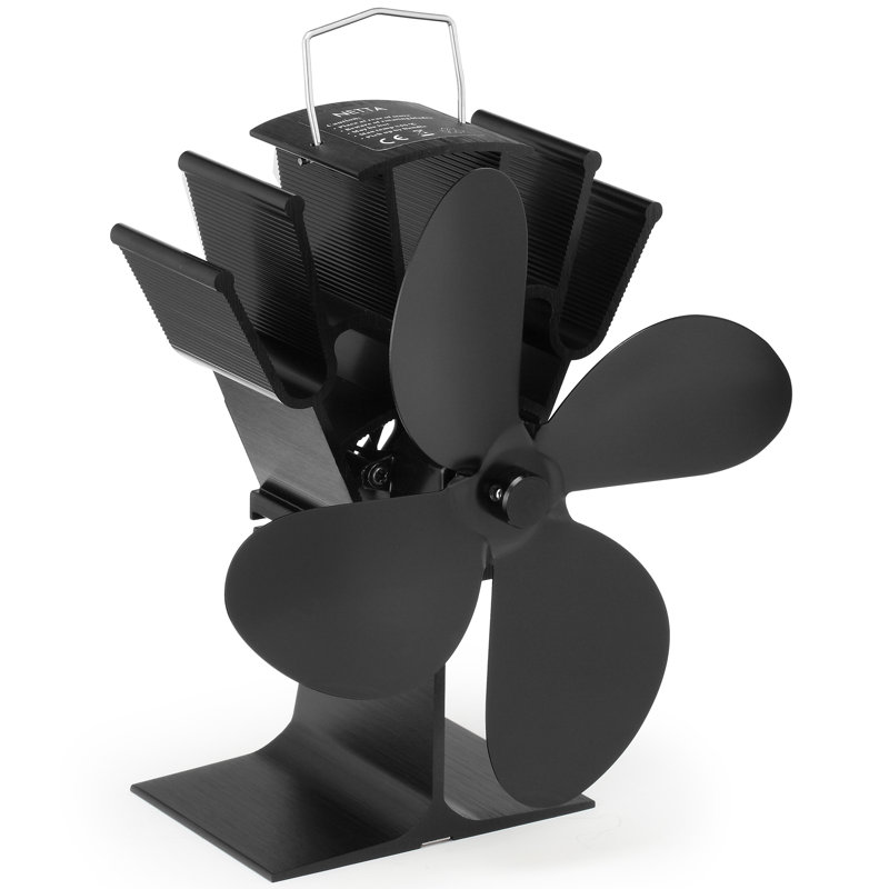 NETTA 4 Blade Stove Fan for Woodburners