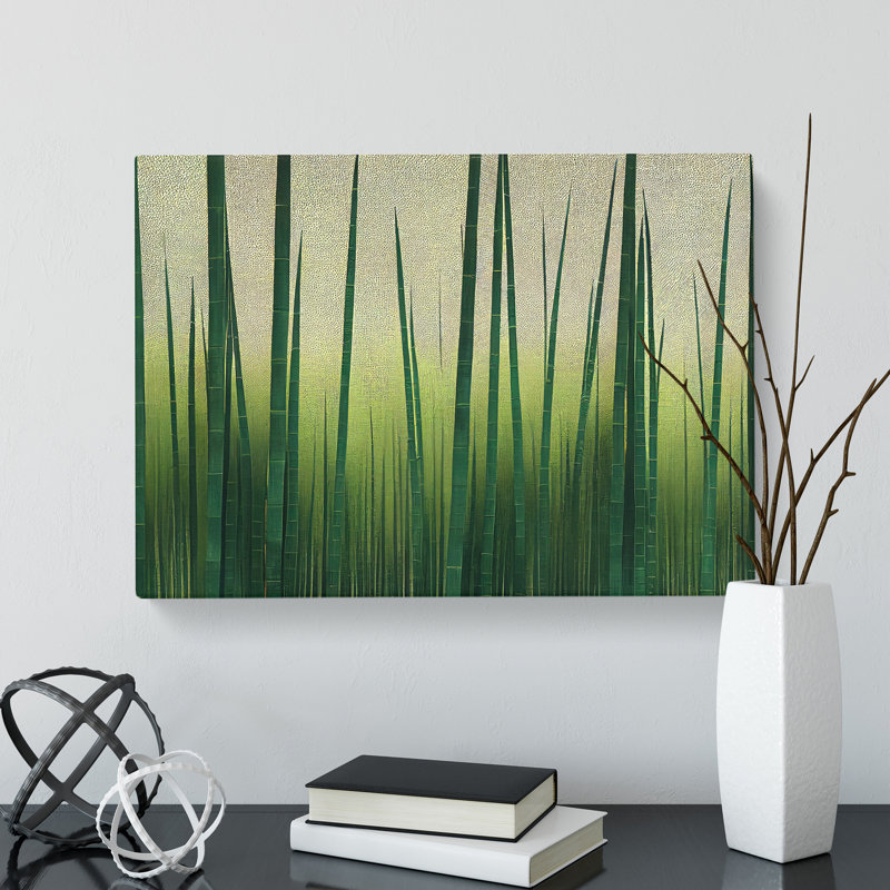 Stupendous Bamboo Forest - Wrapped Canvas