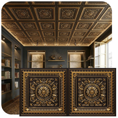 La Scala Drop-in or Glue-up PVC Ceiling Tile