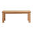 Carenen Outdoor Solid Teak Wood Coffee Table