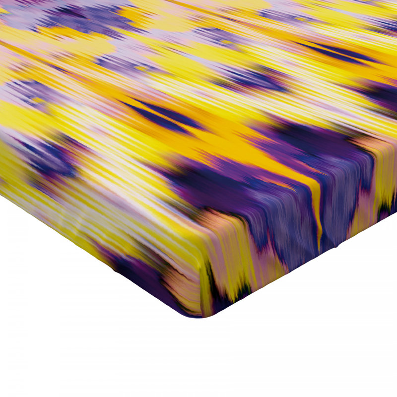 Microfiber Ikat Fitted Sheet, Full Fitted Sheet