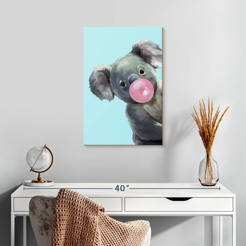 Ketti Koala Bubble Gum II, 24" H x 16" W