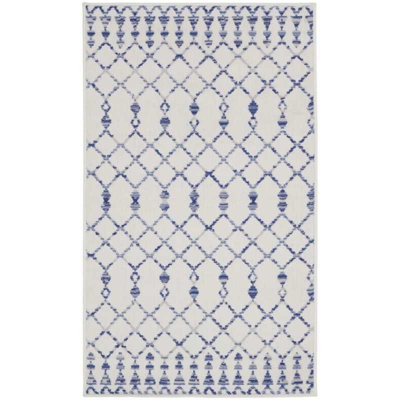Geometric Indoor Rug, Rectangle 3' x 5'