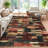 Geometric Washable Area Rugs for Office Home-1358871750-1358764924