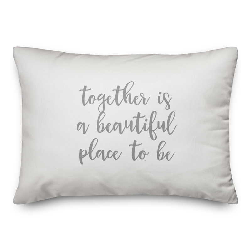  Coussin décoratif I Love You More Than Tacos, Gris / blanc