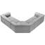 Canapé modulaire rembourré 148 po Iyon-90279124