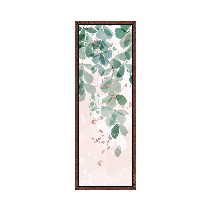 Mizzle II by Isabelle Z - Panoramic Print on Canvas, 121.92 cm H x 40.64 cm W, Classic Brown Wood Framed