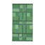 Vintage Wool Geometric Area Rug in Green