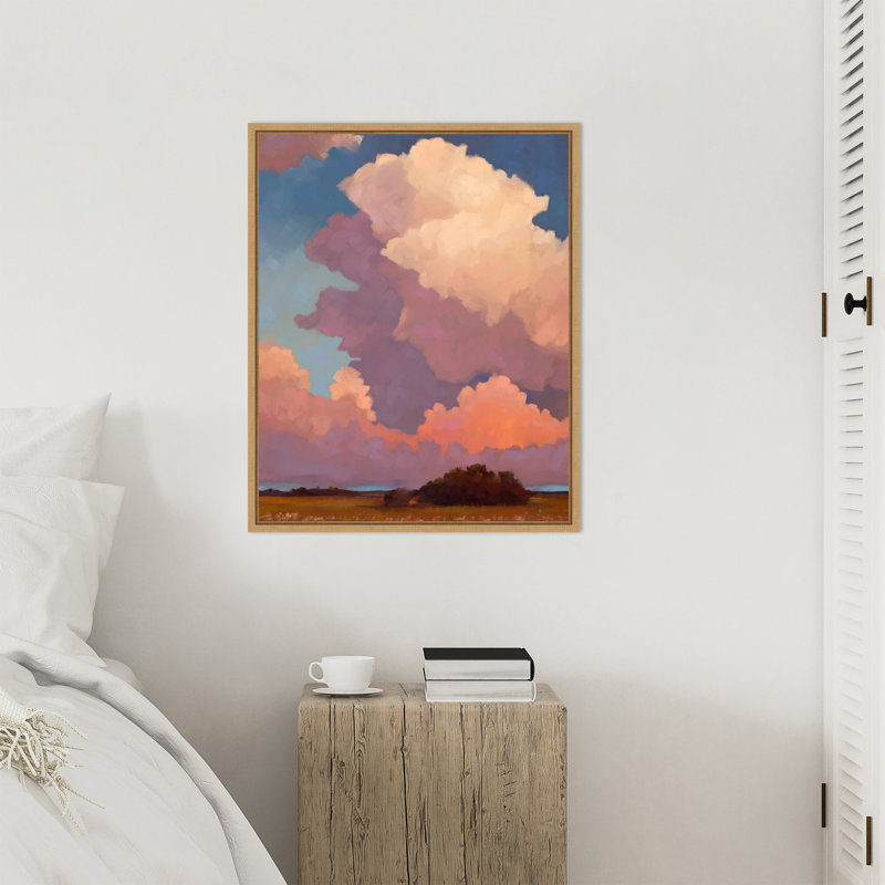 «Landscape Light in the Clouds» par Mary Sparrow, reproduction d'art sur toile encadrée, H 28 po x l 23 po