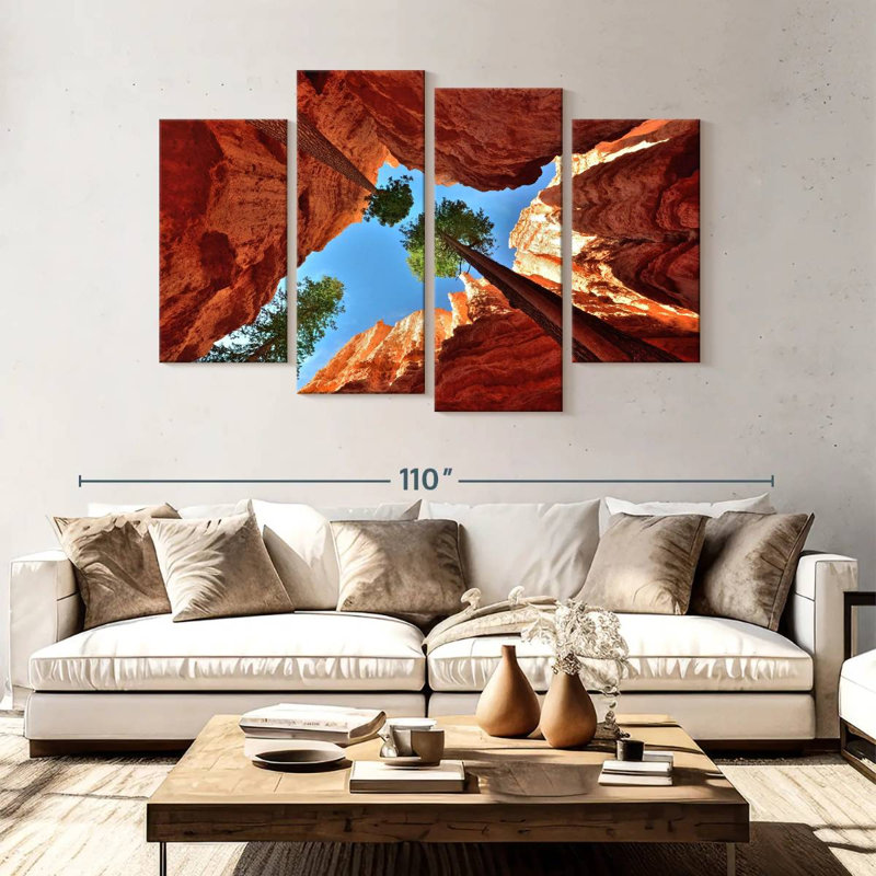 Alvord Bryce Canyon Trees, 54'' H x 84'' W