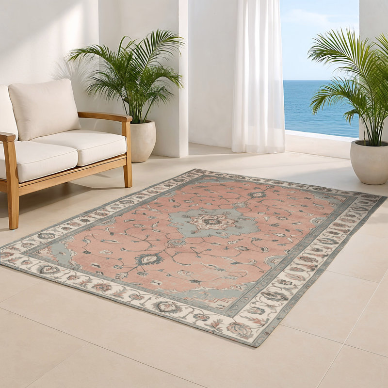 Tapis intérieur et extérieur Tabriz, Rectangulaire 8 pi x 10 pi