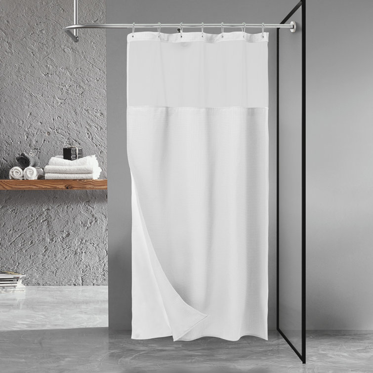 https://assets.wfcdn.com/im/50245538/resize-h755-w755%5Ecompr-r85/2147/214745183/Waffle+Weave+Shower+Curtain+With+Snap-In+Liner%2C+12+Hooks+Included.jpg