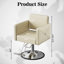 Fauteuil de coiffure hydraulique pour coiffeur, fauteuil en similicuir avec rotation à 360 °, hauteur réglable-370897471