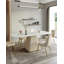 French cream-style sintered stone dining table-1574931804