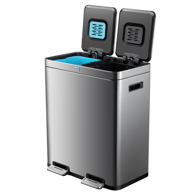 Poubelle à double compartiment 16 gallons / 60L