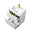Ensemble de meuble-lavabo simple blanc 24 po