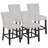 Ebian Upholstered Counter Stool with Solid Wood Frame-801863578