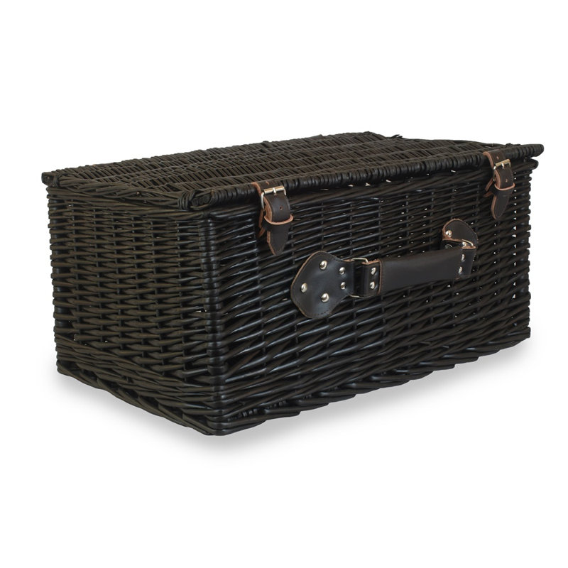 Willow Picnic Basket, 24cm H x 51cm W x 34cm D