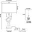 Ensemble de 2 lampes de table modernes avec ports USB, conception sculpturale en résine dorée sur base en marbre, interrupteur à double chaîne et ampoules pour la table de chevet du salon