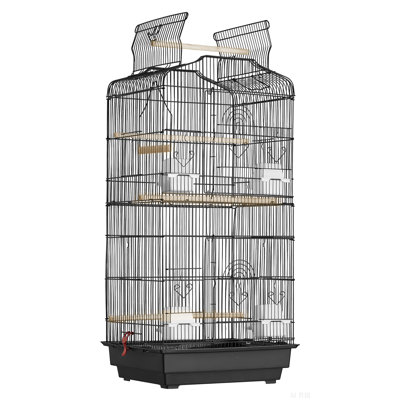 Cage à oiseaux suspendue 39 po pour perroquet Cockatiels