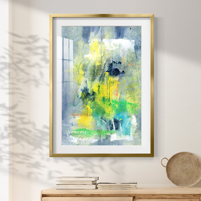 «Sweet Things I», impression encadrée, Doré