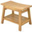 Barcelona 24 in. W Teak Shower Bench