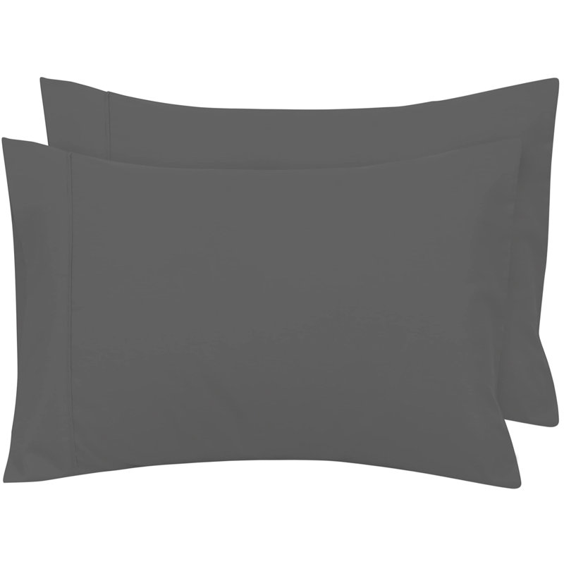 Royale Linens | Bed Pillow Cover | Pillowcases | Brushed Microfiber Wrinkle & Fade Resistant | Soft & Cozy| Size Pillow Case