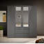 Vesala 4 Door Manufactured Wood Wardrobe-269573920