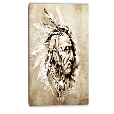 « american indien illustration », impression