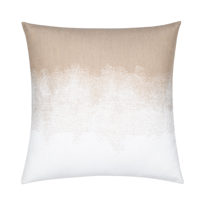 Artful Sand Square Performance Pillow Cover & Insert, 22"H x 22"W