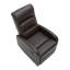 Fauteuil inclinable manuel standard en similicuir de 24,5 po de large Vadys-1739533496