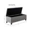 Banc de rangement à plateau capitonné Maniscalco-55060043
