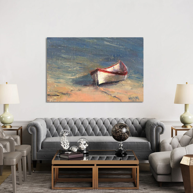 Beached Boat I by Marilyn Wendling - Wrapped Canvas Gallery-Wrapped Canvas Giclée, 152.5 cm H x 101.5 cm W