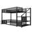 Metal Bunk Bed With Storage Staircase-355404988