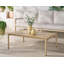 Table basse en aluminium Cortazal